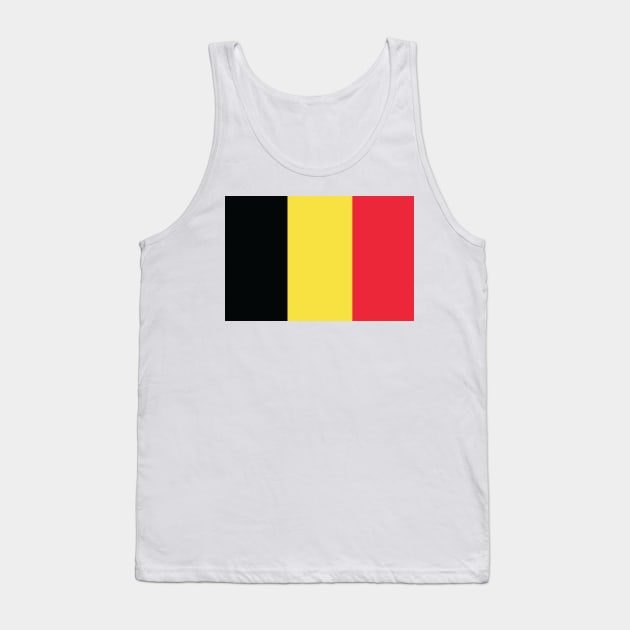 Belgium Tank Top by Wickedcartoons